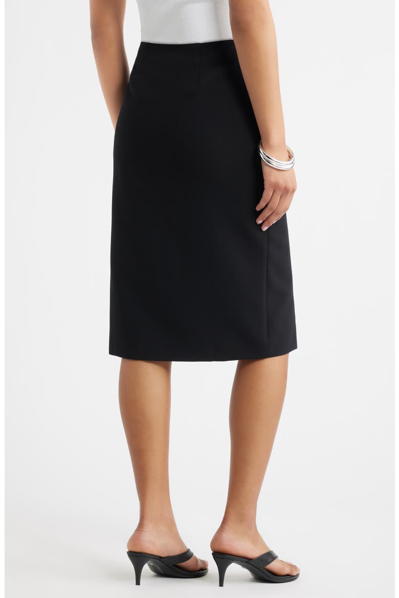 Icon Pencil Skirt, Alternate, color, BLACK