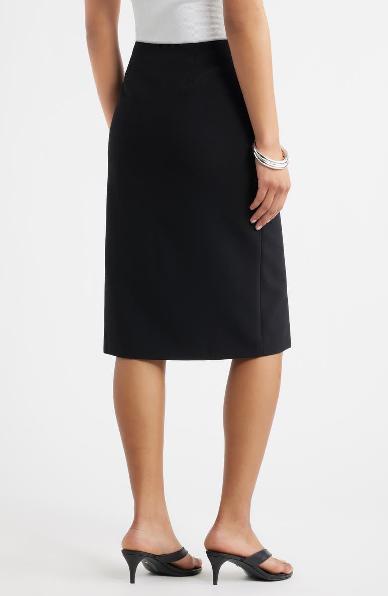 Open Edit Icon Pencil Skirt, Alternate, color, Black