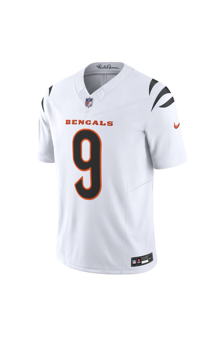 Men's Nike Joe Burrow White Cincinnati Bengals Vapor F.U.S.E. Limited Jersey, Alternate, color, White