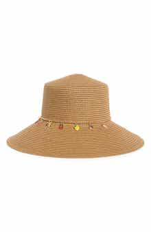 BCBG Downbrim Charm Straw Hat