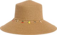 BCBG Downbrim Charm Straw Hat