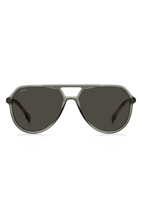 1831/S 58mm Pilot Sunglasses