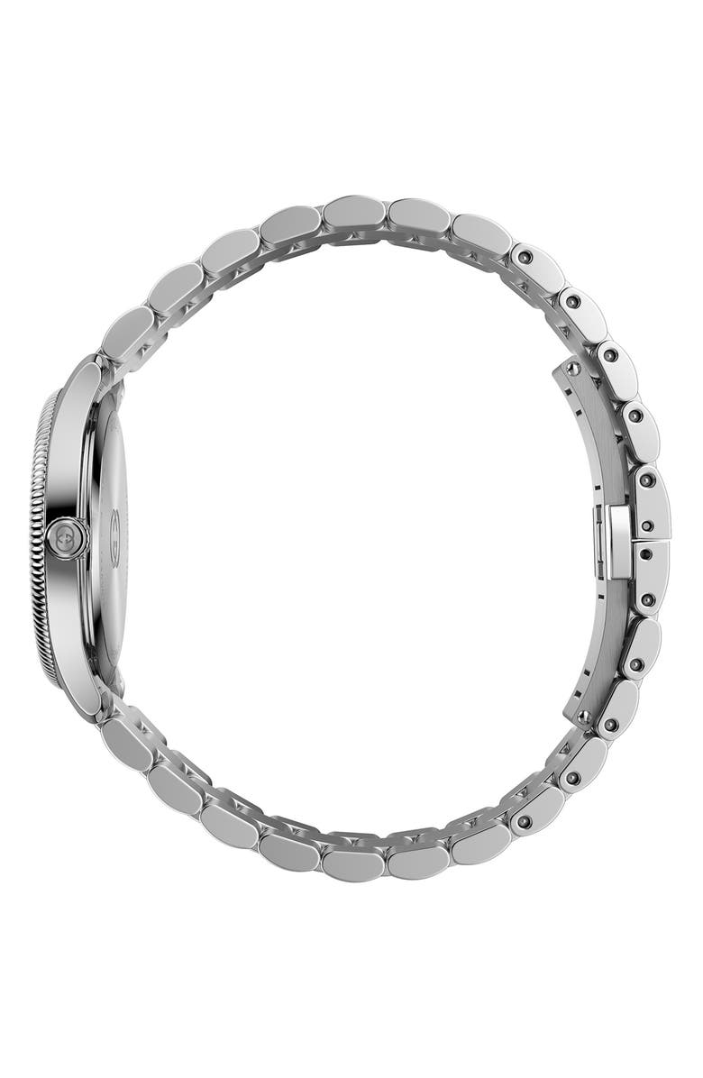 Gucci G-Timeless Diamond Slim Bracelet Watch, 29mm, Alternate, color, Silver