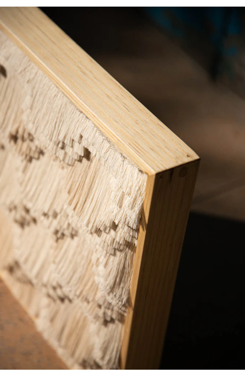 Caralarga Mictlán Wall Art, Alternate, color, White