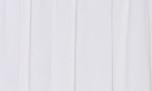 Shop Caslon ® Floral Linen Blend Pull-on Skirt In White