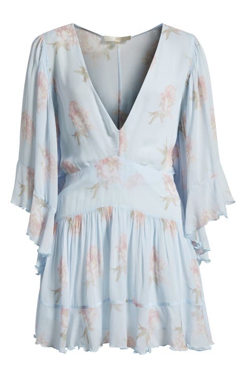 Auralie Floral Long Sleeve Minidress