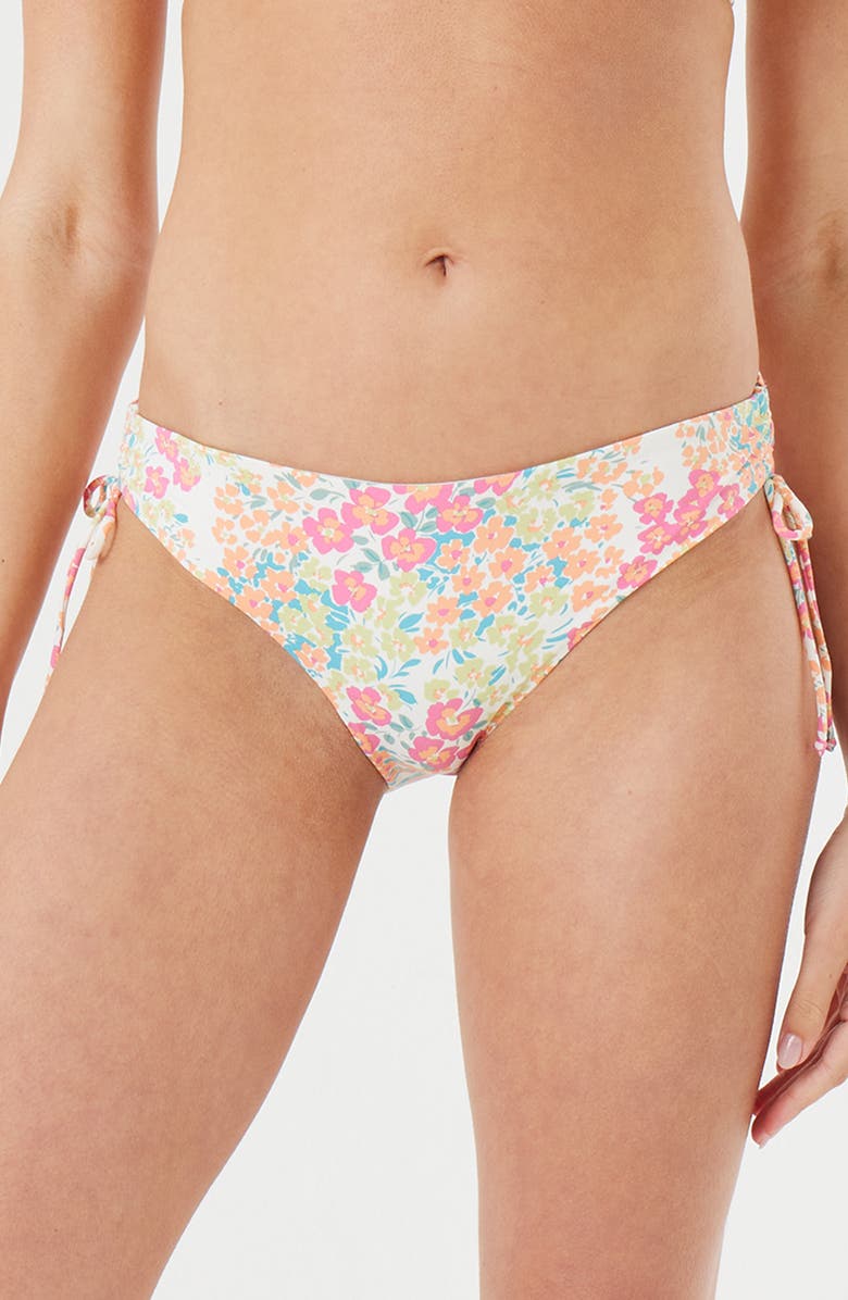 Roxy Beach Classics Side Tie Hipster Bikini Bottoms, Main, color, 