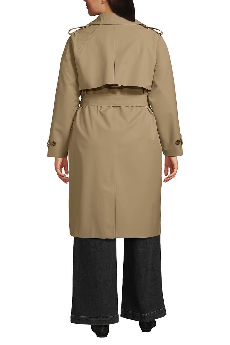 Squall Waterproof Modern Trench Coat, Alternate, color, Desert Tan