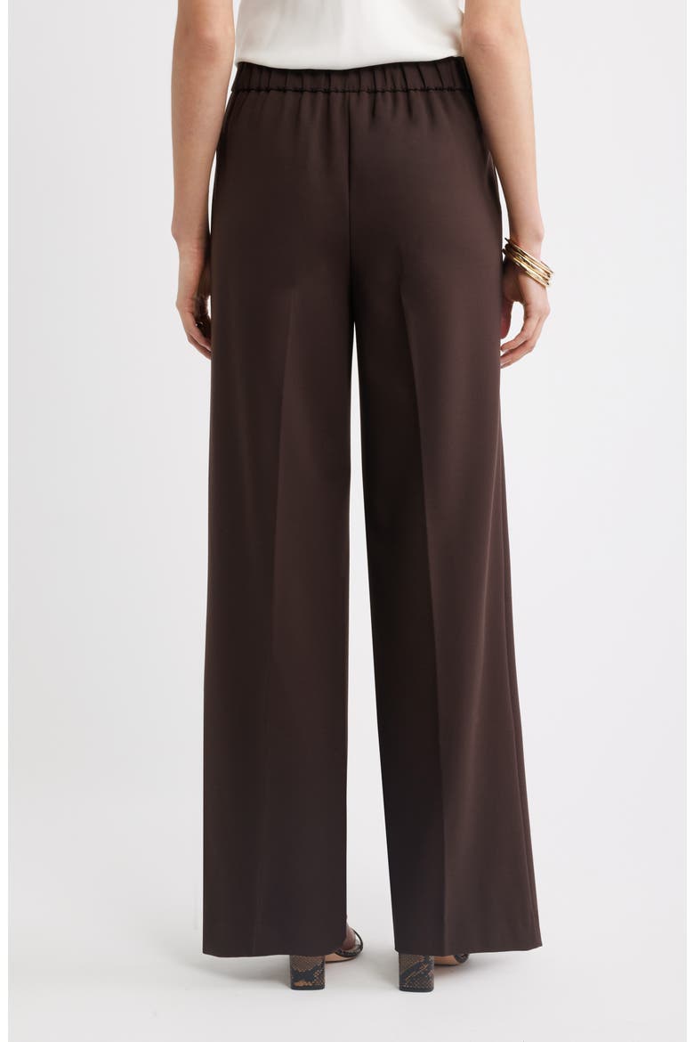The Lennox Wide Leg Trousers, Alternate, color, BROWN MOLE