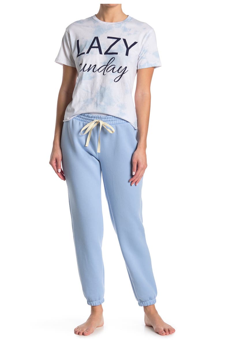 COZY ROZY Lazy Sunday Fleece 2-Piece Set, Main, color, 