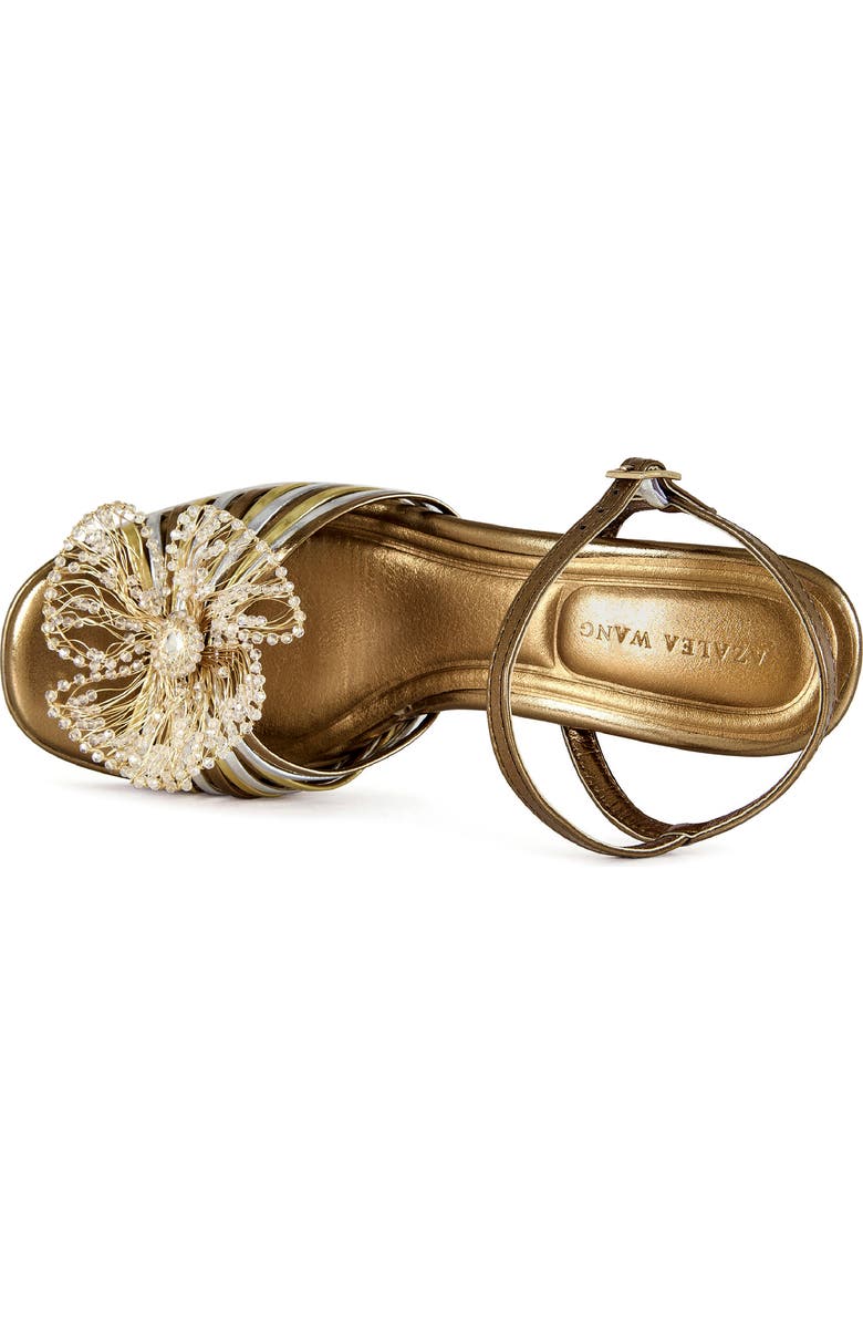 AZALEA WANG Seraphina Ankle Strap Platform Sandal, Alternate, color, Bronze