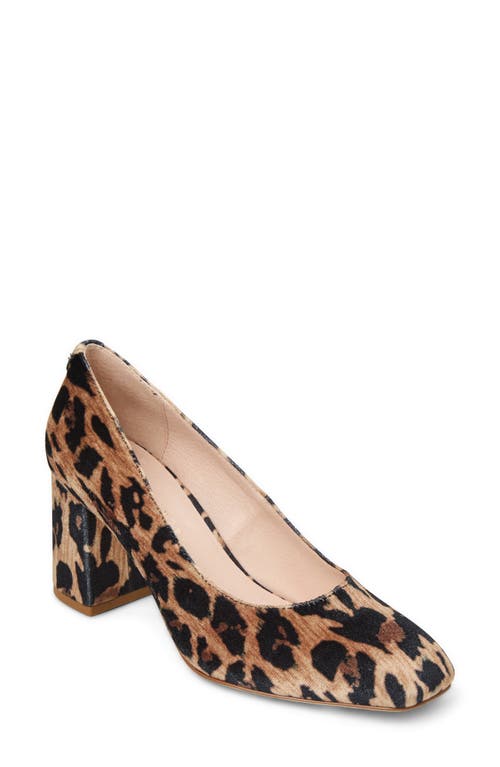 Jack Rogers Lenora Block Heel Pump In Animal Print