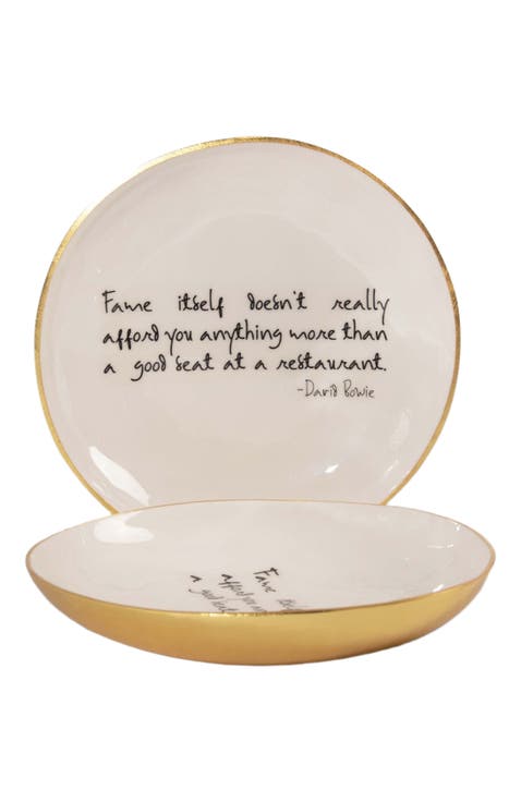 Bowl With Quote - David Bowie