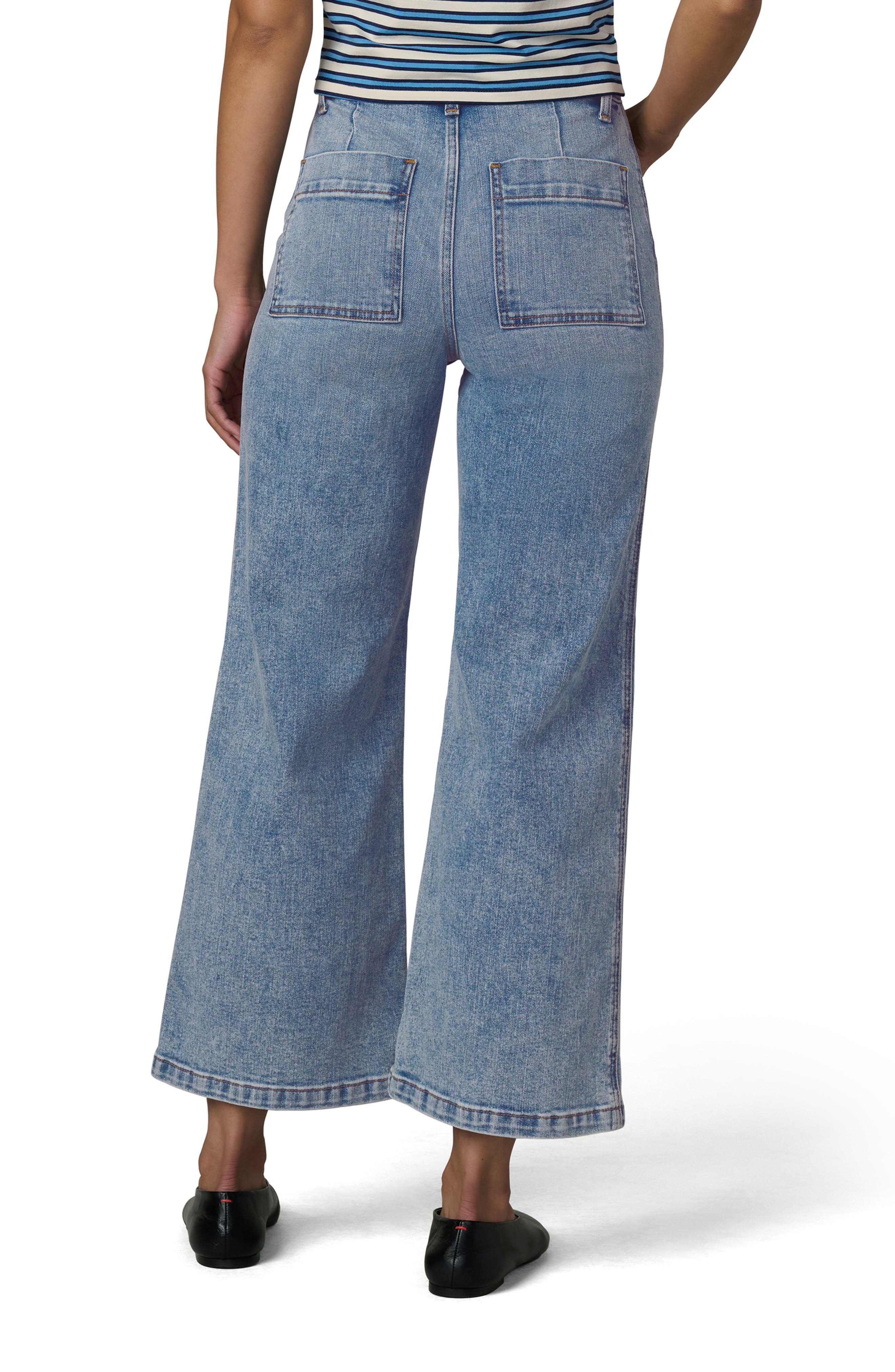 The Mia Welt Pocket High Waist Ankle Wide Leg Jeans - image 2