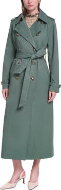 KARL LAGERFELD PARIS Belted Trench Coat