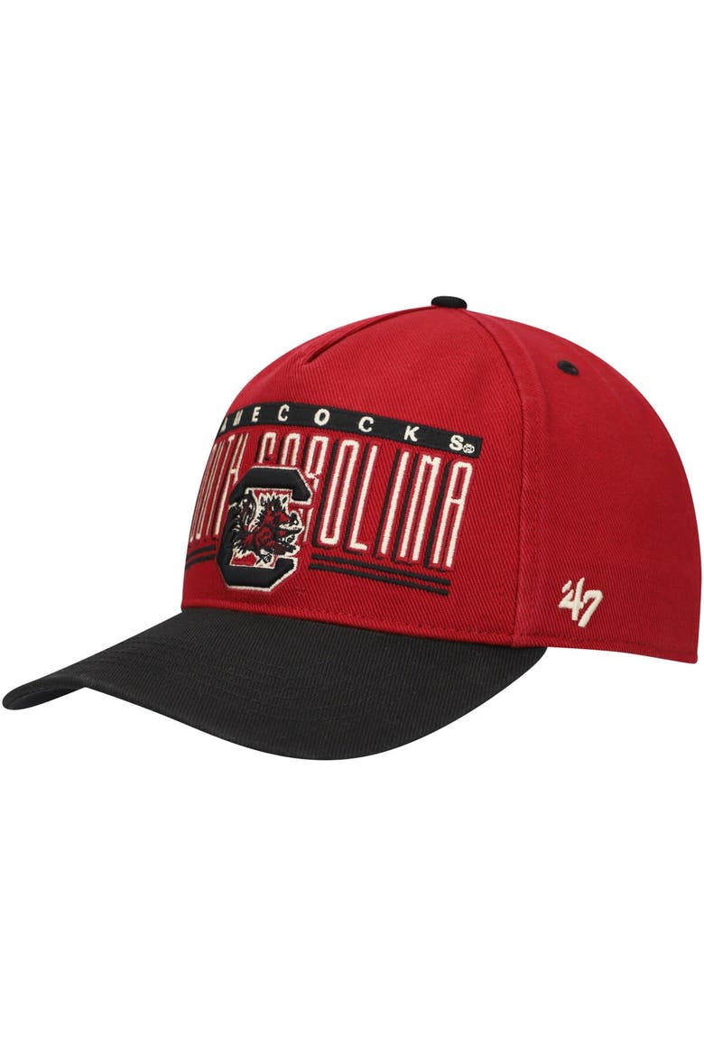 Men's '47 Garnet South Carolina Gamecocks Double Header Hitch Adjustable Hat, Main, color, Garnet