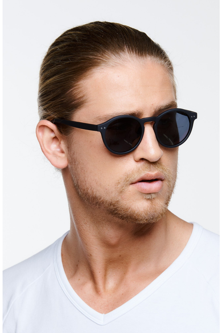 Hudson Sunglasses, Alternate, color, Matte Black
