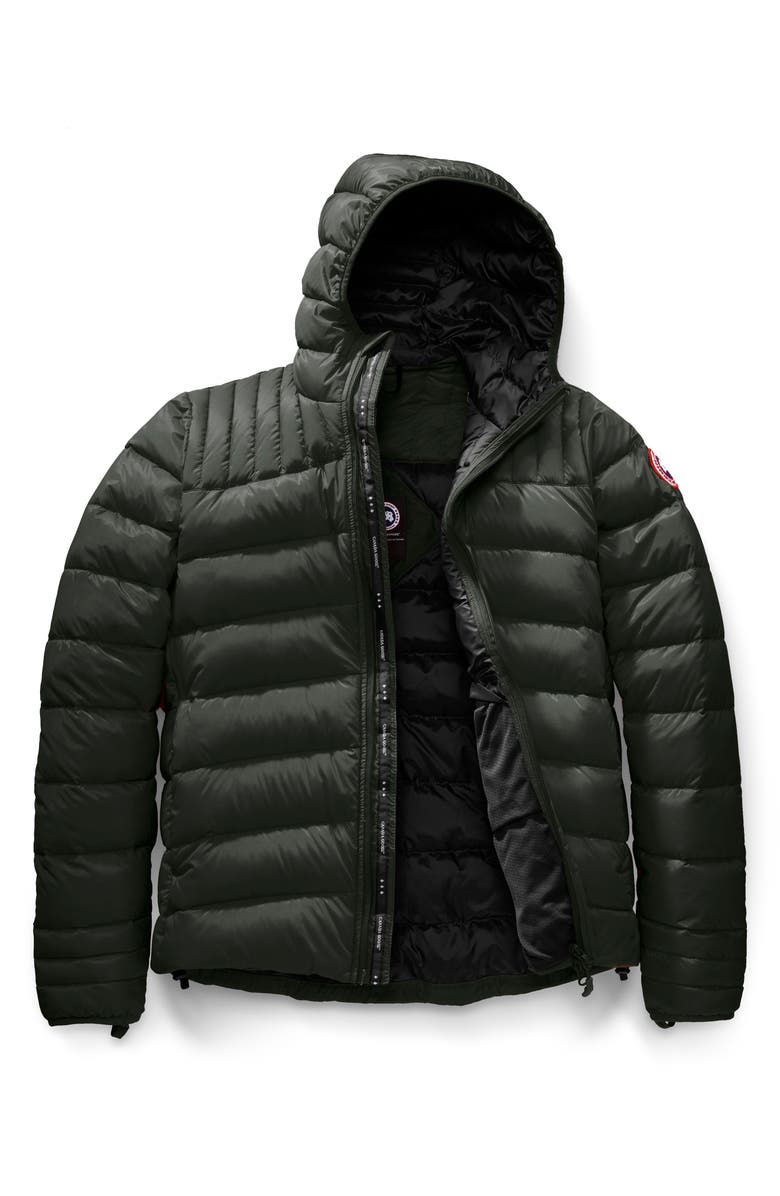 Canada Goose Brookvale Slim Fit Hooded Down Jacket, Alternate, color,