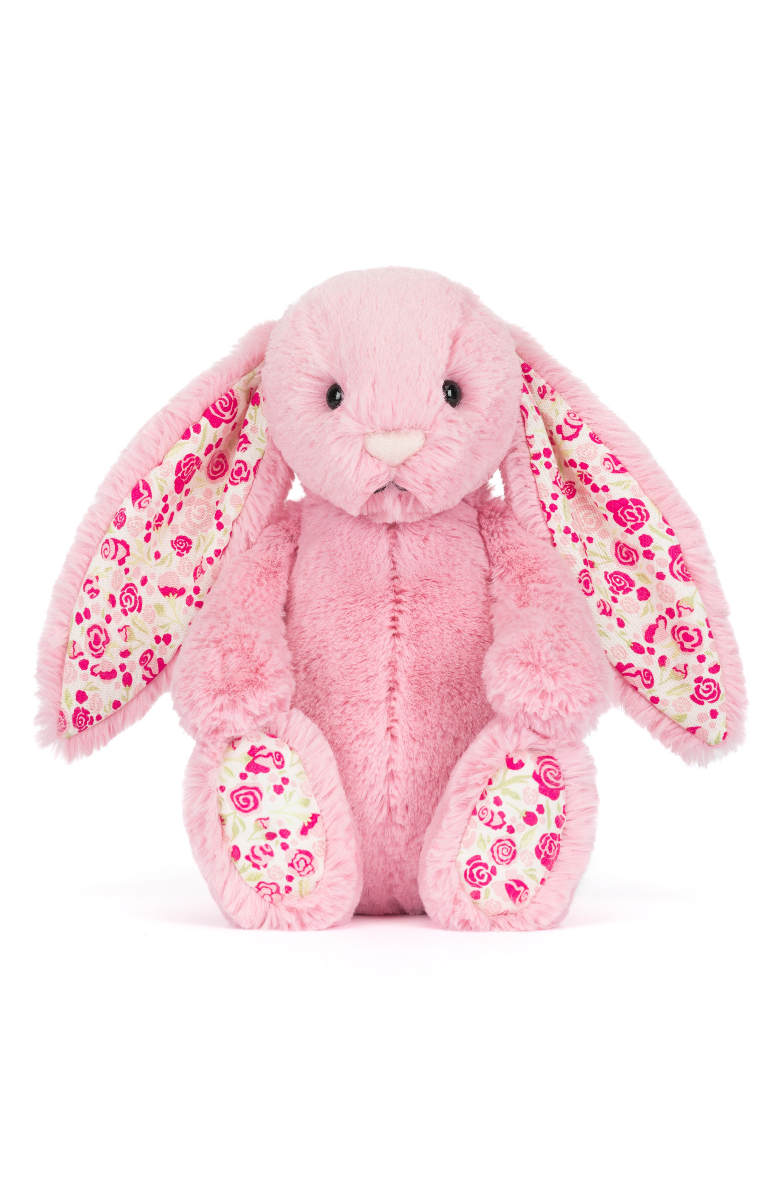 Jellycat Medium Blossom Cream Bunny 'Berry' 12-Inch Plushie