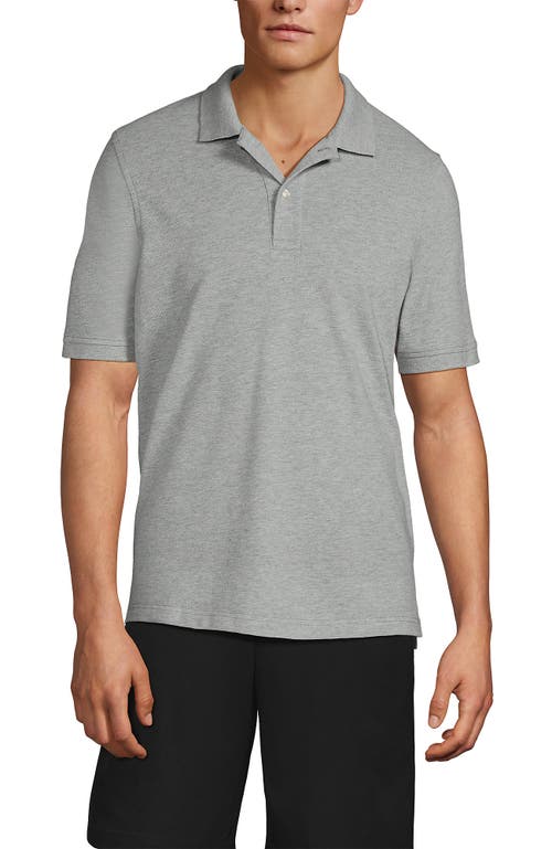 Lands' End Short Sleeve Comfort-first Mesh Polo Shirt In Gray Heather