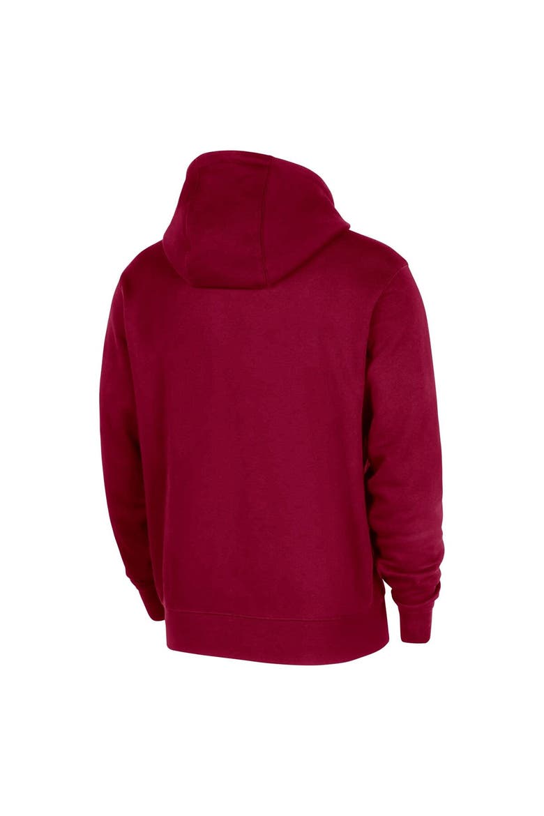 Men's Nike Wine Cleveland Cavaliers 2025/26 Authentic Practice Club Pullover Hoodie, Alternate, color, Wine