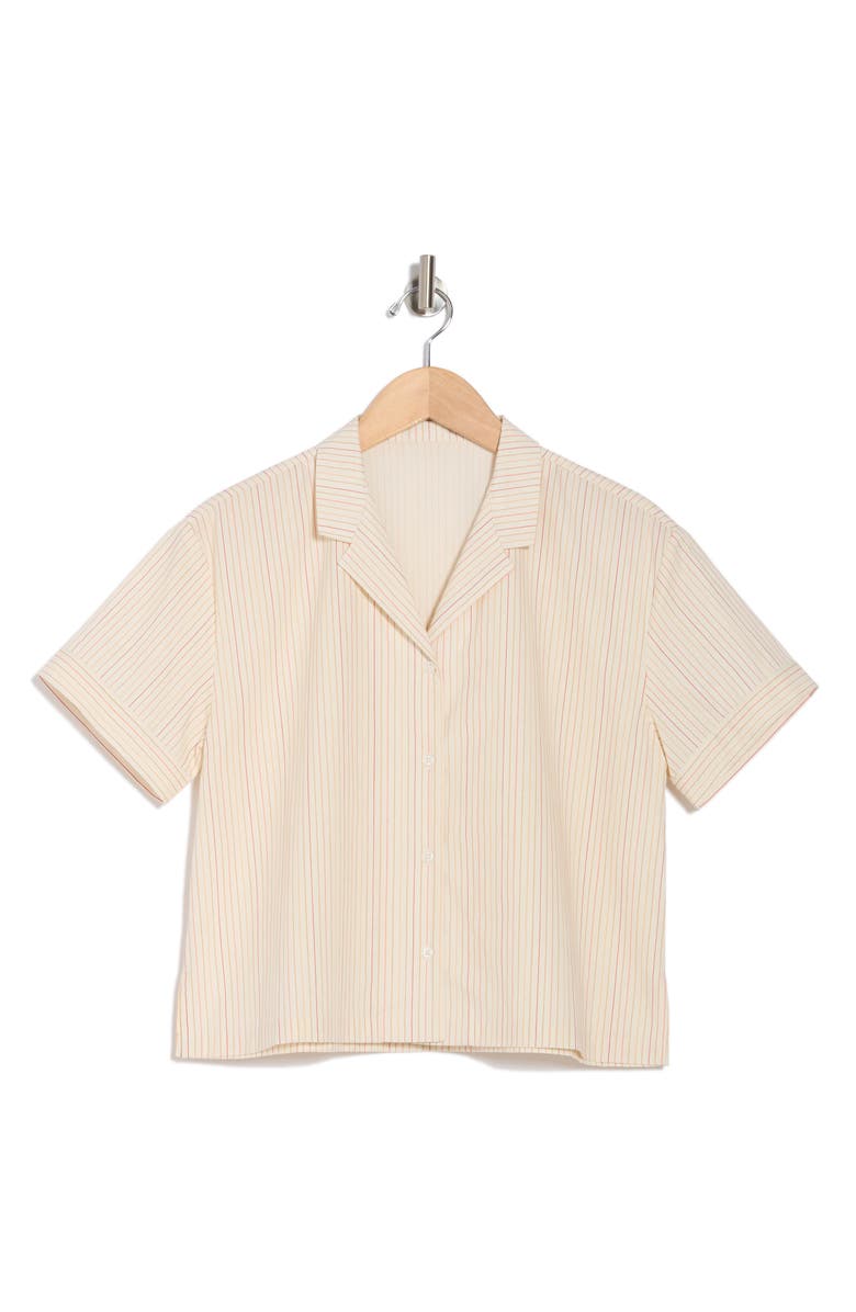 Hurley Wildest Dreams Short Sleeve Cotton Button-Up Shirt, Alternate, color,