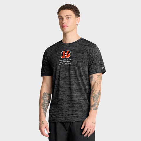 Men's Nike Black Cincinnati Bengals Velocity Ball Carrier Dri-FIT T-Shirt