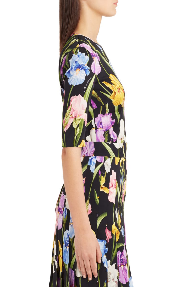 Dolce&Gabbana Iris Print Top, Alternate, color,