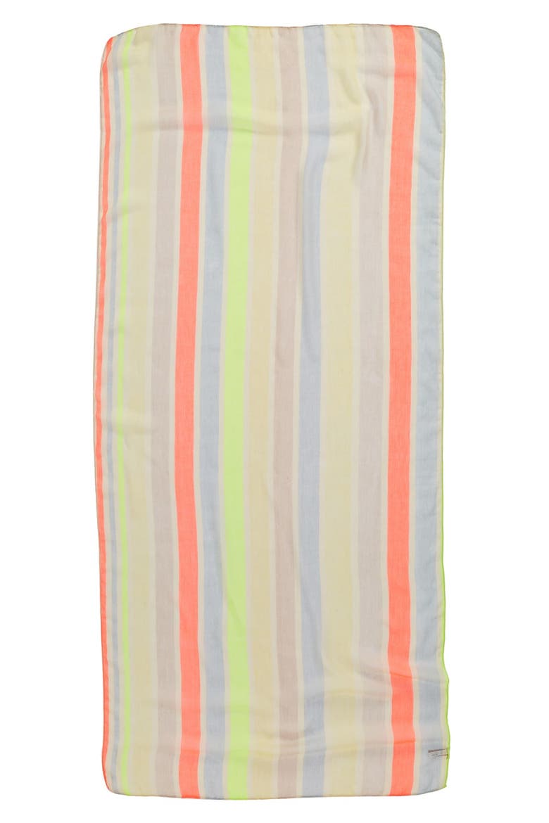 'Neon Stripe' Scarf, Alternate, color, YELLOW