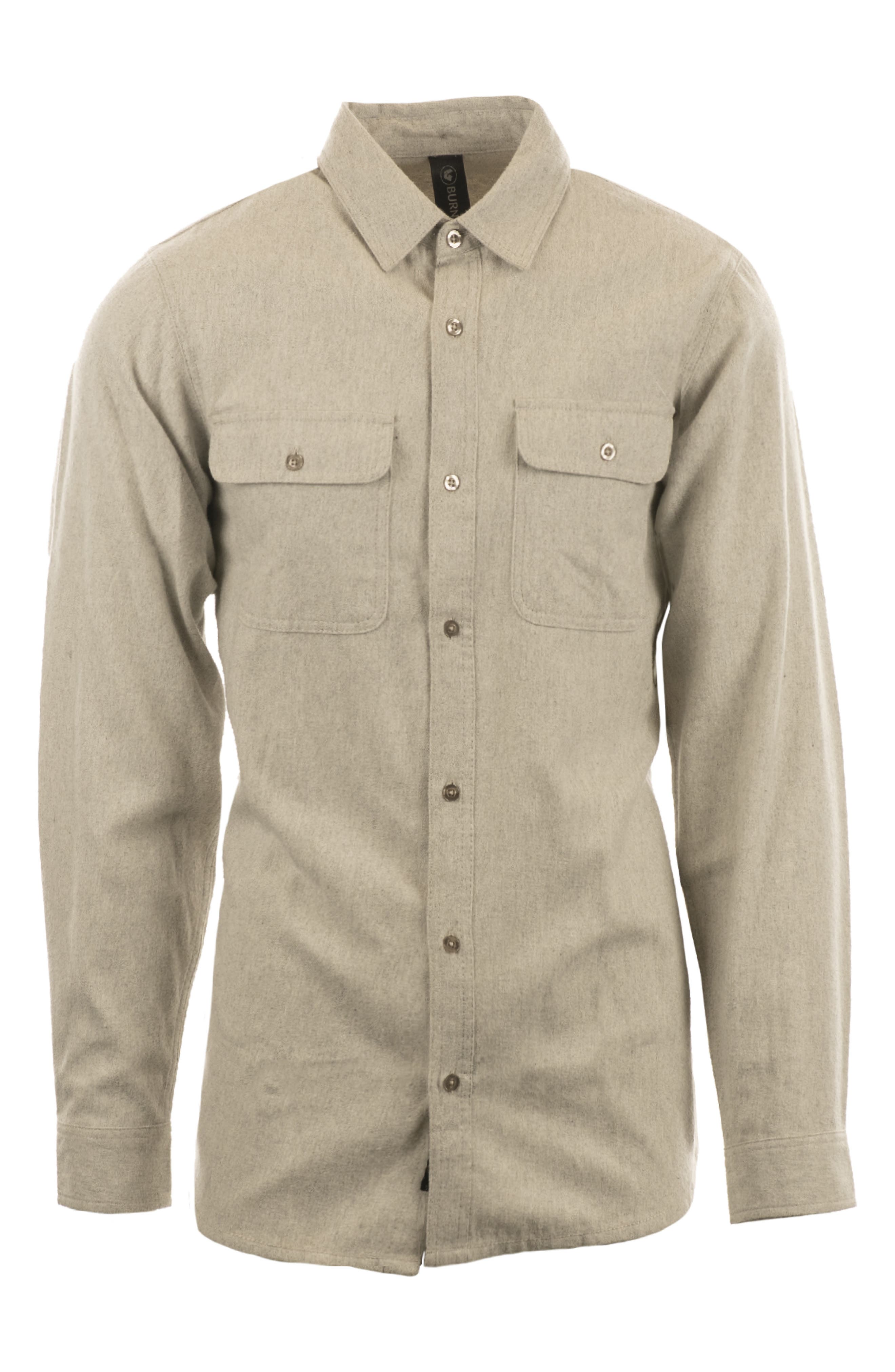 Yarn Dye Flannel Button-Up Shirt - image 5