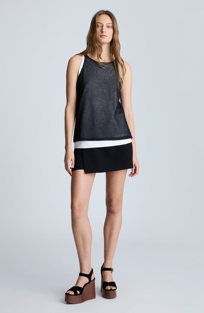 Kenneth Cole Sheer Layer Tank, Alternate, color,