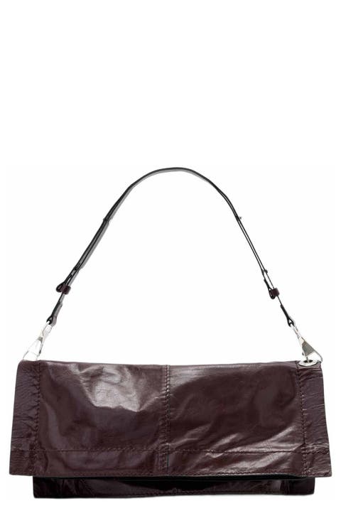 Lutece Leather Shoulder Bag