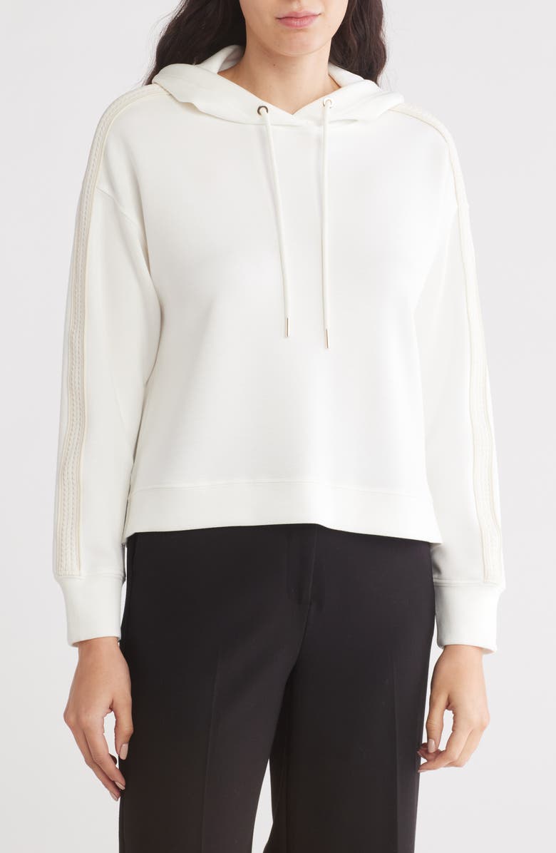 INDUSTRY REPUBLIC CLOTHING Braided Trim Hoodie, Main, color, 