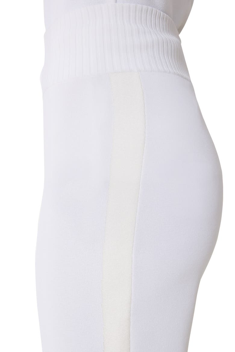 White Viscose Leggings, Alternate, color, White
