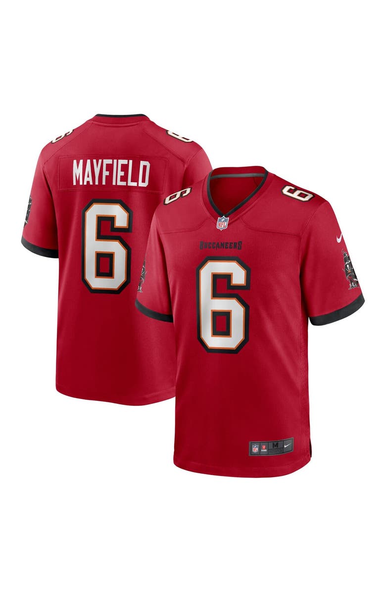 Nike Men's Nike Baker Mayfield Red Tampa Bay Buccaneers Team Game Jersey, Main, color, Red