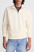 Madewell Quarter Zip Loopback Terry Sweatshirt