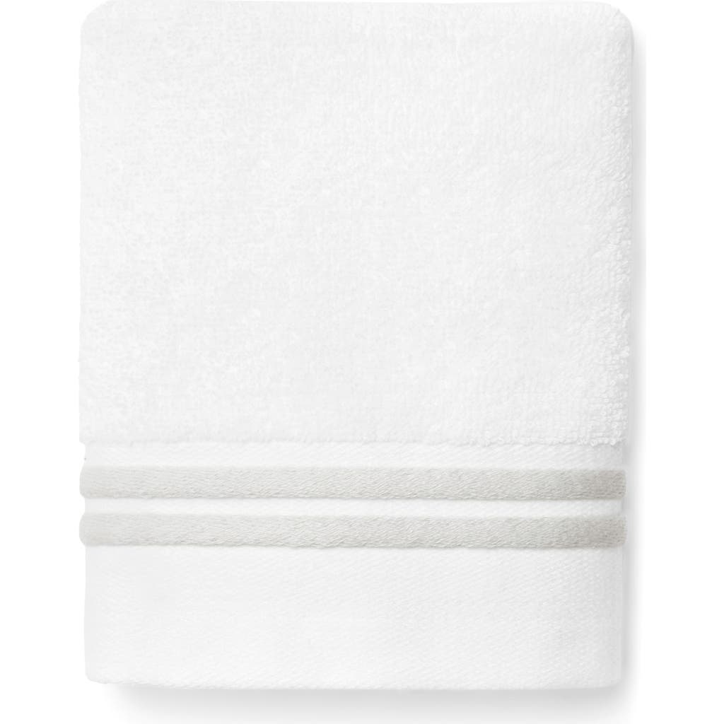 Sferra Aura Nuova Washcloth In White/lunar