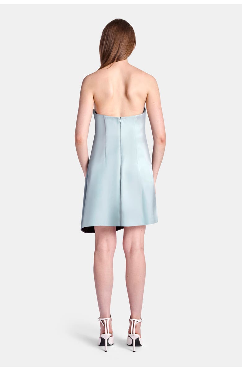 KATE BARTON Kate Liquid Draped Mini Dress, Alternate, color, Light Blue