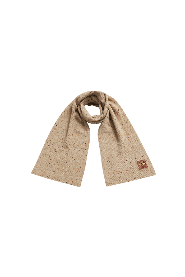 Taupe Knitted Scarf, Main, color, Taupe