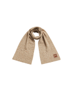 Fable England Taupe Knitted Scarf