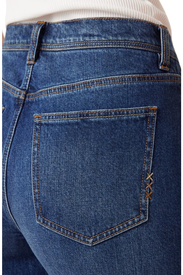 The Wave High Waist Wide Leg Jeans, Alternate, color, TRIBECA