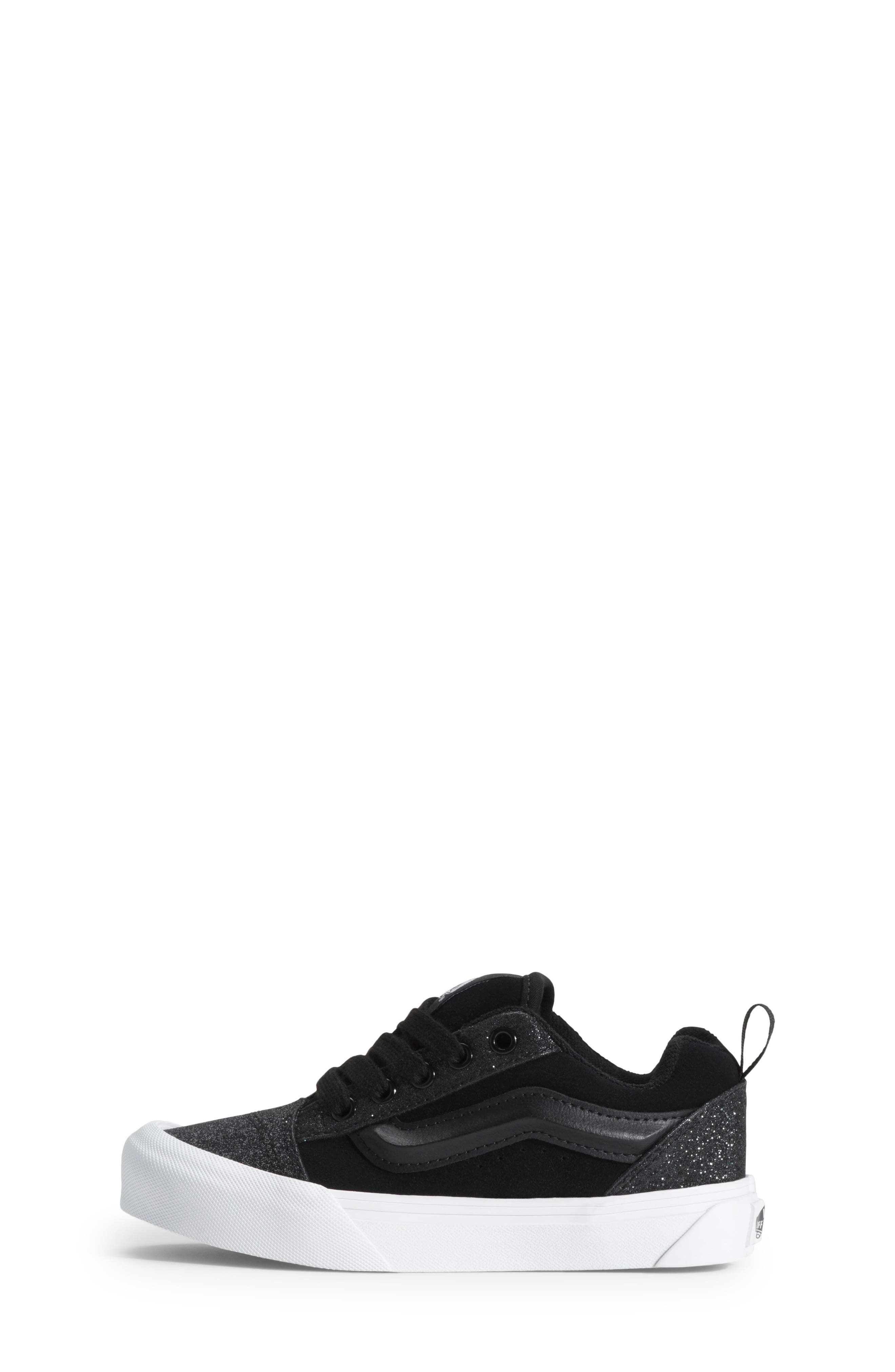 Vans Kids
 Knu School Dazzled Black Sneaker, Alternate, color, 