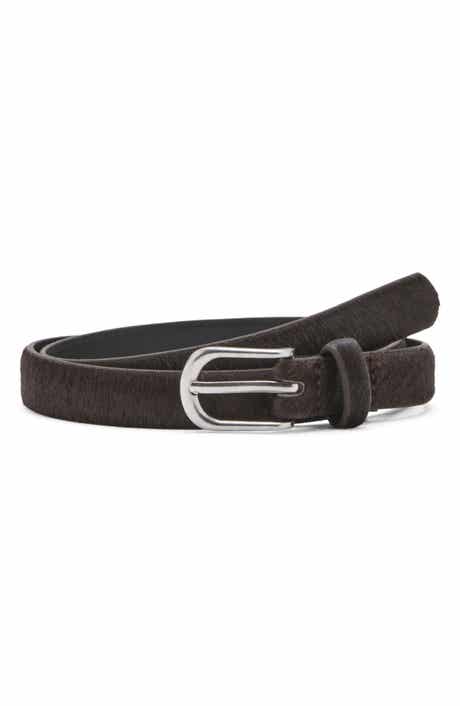 MANGO Genuine Calf Hair Belt