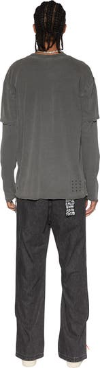 Ksubi Fuego Oversize Layered Long Sleeve Graphic T-Shirt
