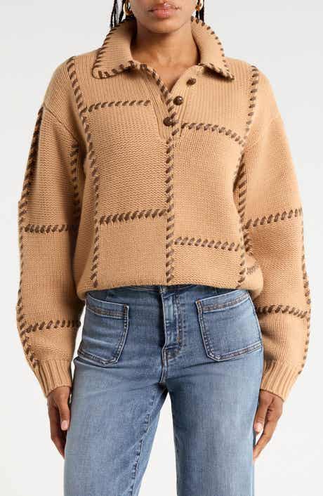 The Leather Stitch Sweater