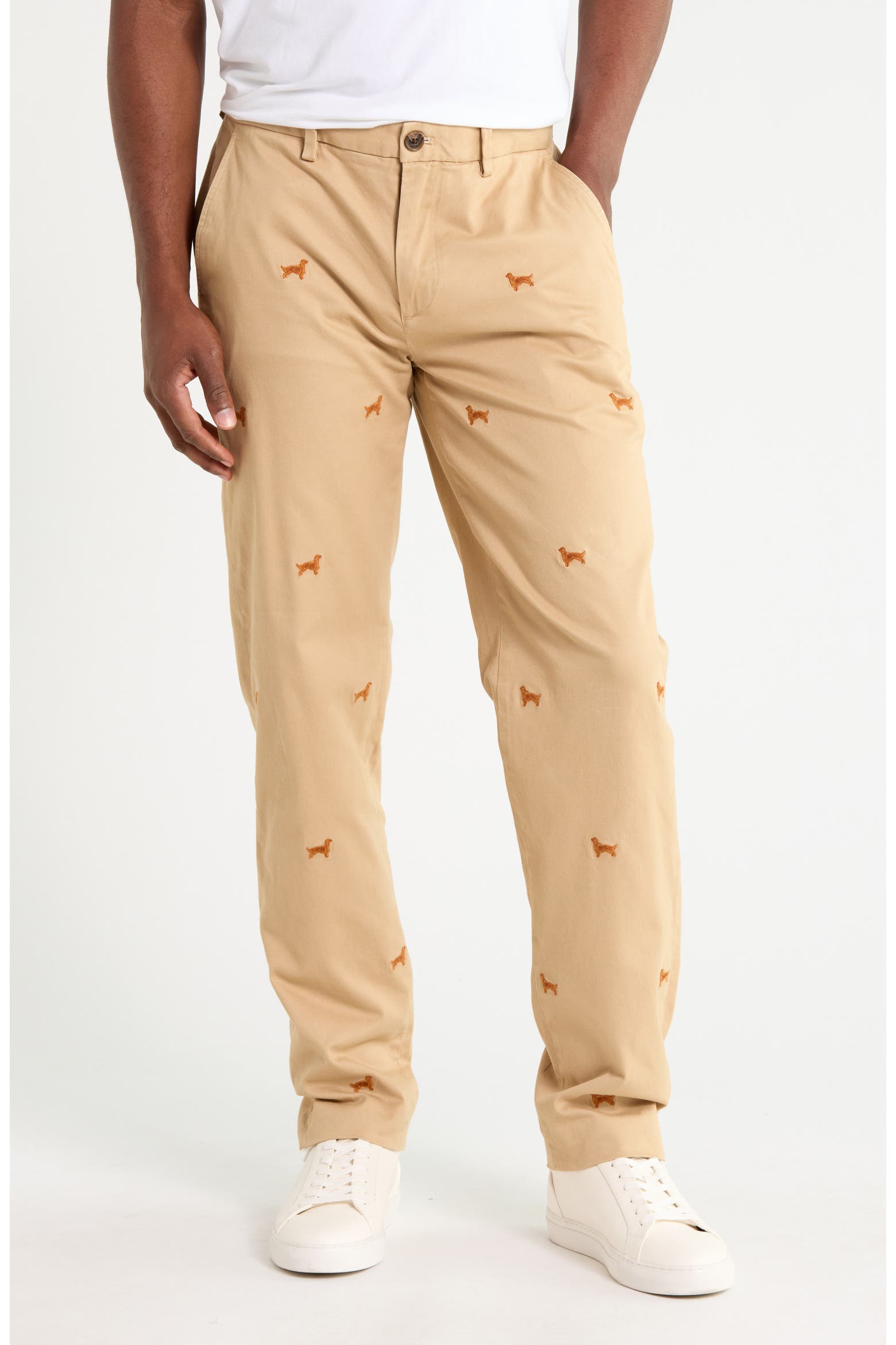 Ireland Postcode List Brooks Brothers Embroidered Irish Setter Chino Trousers (Men ...