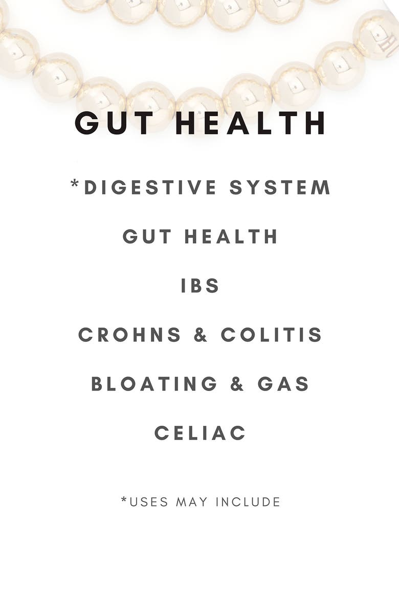 The Healer’s Collection N82 Gut Health Set of 2 Healer's Bracelets, Alternate, color, Yellow Gold