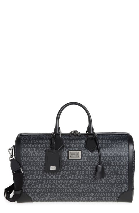 Logo Jacquard Duffle Bag