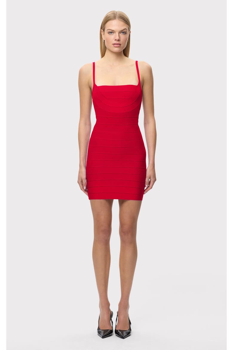 The Dance Floor Dress, Alternate, color, CHILI
