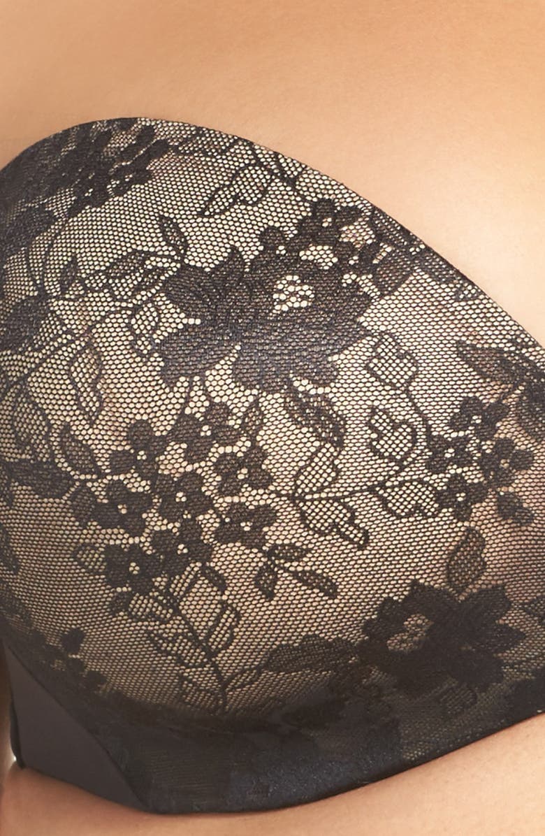 Curvy Couture Convertible Strapless Underwire Push-Up Bra, Alternate, color, 